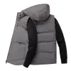 Down cotton vest for men in autumn and winter, Korean style trendy large-sized waistcoat, hooded jacket for teenagers Application Scenario